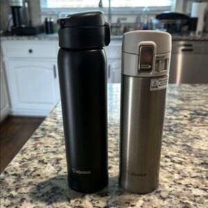 Zojirushi Black and Silver Travel Mugs